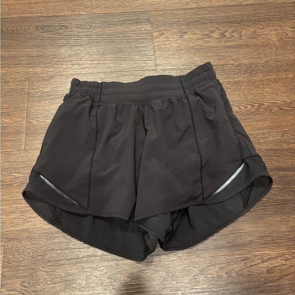 Black Lululemon Hotty Hot Shorts